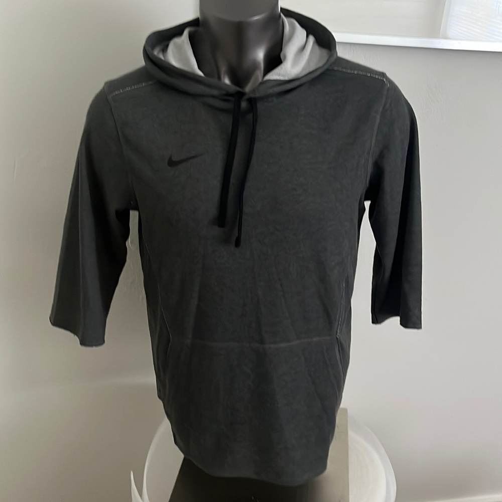Nike mens baseball hoodie cut off size small new